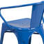 Chaise intérieure / extérieure en métal Joubert de qualité commerciale avec accoudoirs-708691928