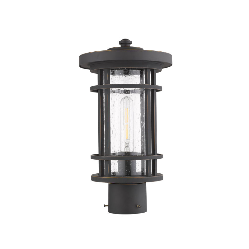 Maag Seeded Pier Mount Light, Oil Rubbed Bronze