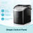 Simzlife 34 Lb. Daily Production Nugget Clear Ice Portable Ice Maker-107282082