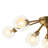 9 - Light Double Layer Glass Globe Sputnik Sphere Semi Flush Mount-739773358
