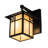 Rustic Lodge Solid Brass Armed Sconce