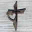 Croix murale en laiton rustique One Love