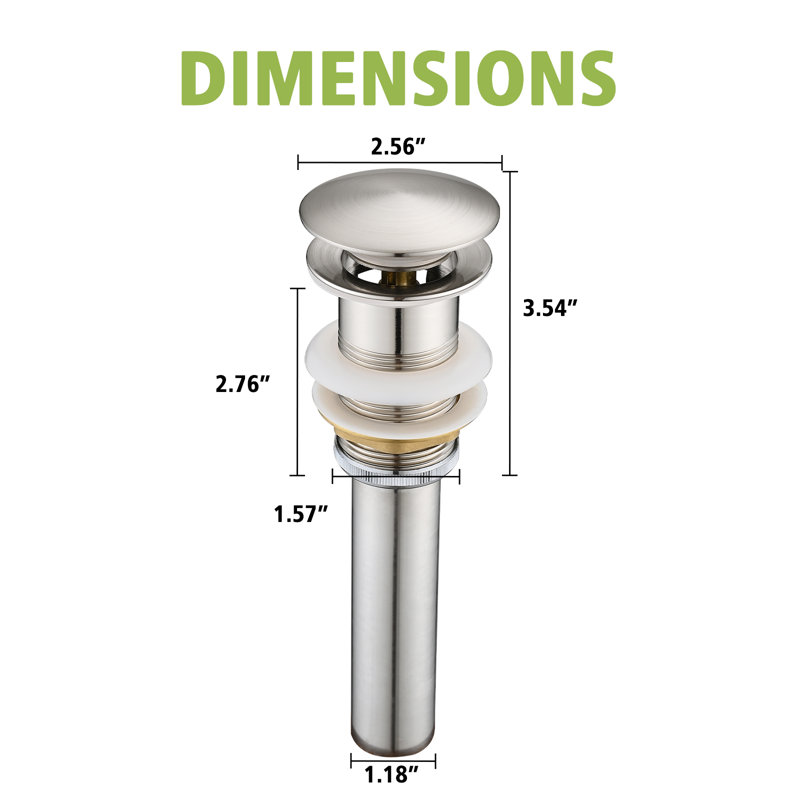 2.56'' W, Brushed Nickel