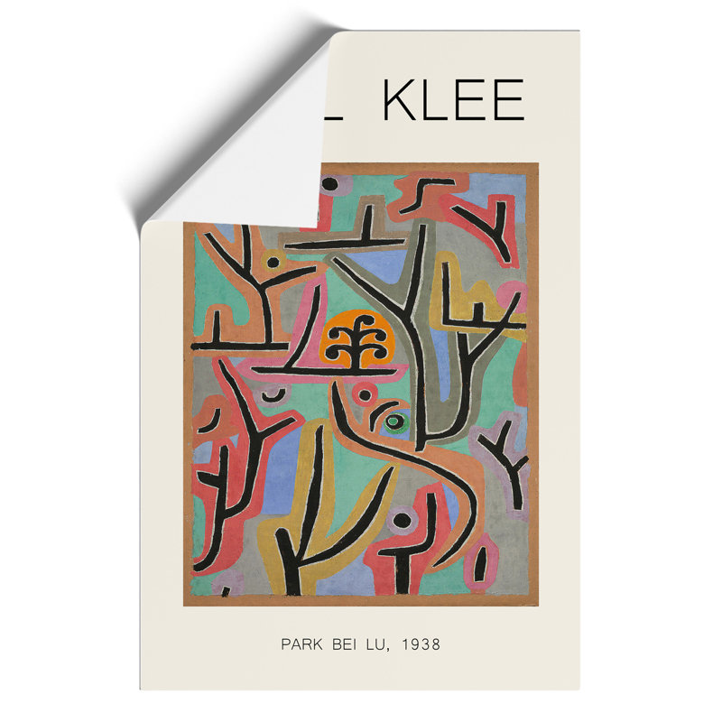 Park Scene by Paul Klee - No Frame Print, 59cm H x 42cm W x 0.1cm D