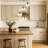 Adjustable Height 4 Lights Metal Body Cluster Pendant