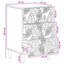 43cm W Composite Bedside Table-184260259