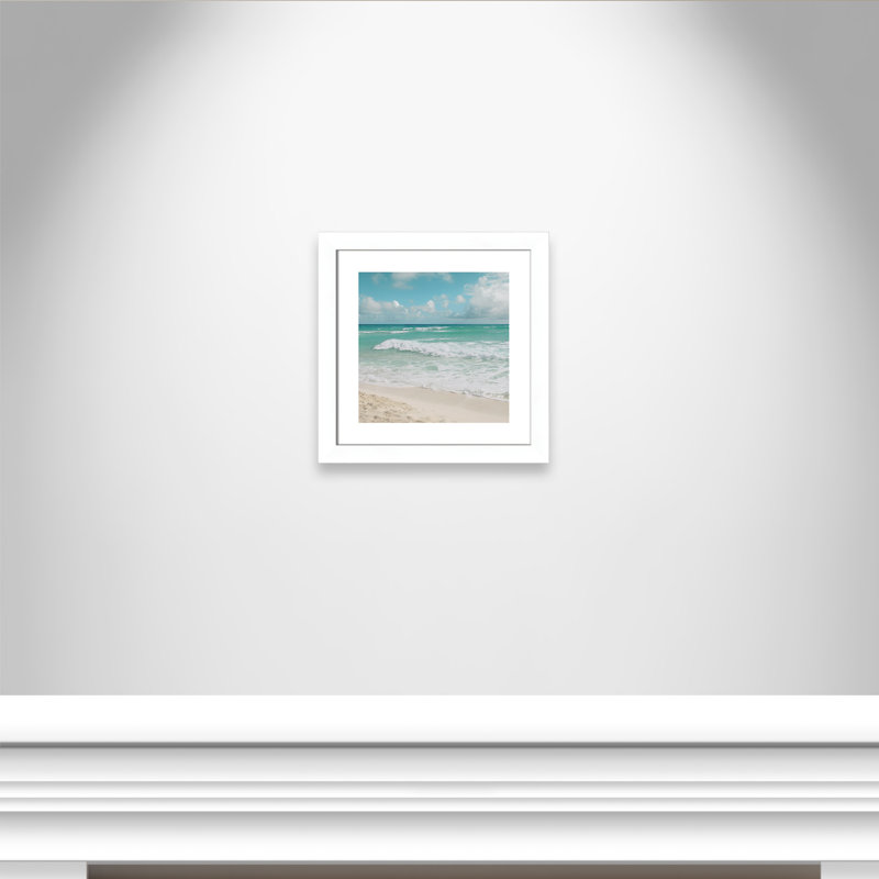 Fresh Waters - Photographie avec cadre photo, Blanc mat, H 18,5 po x l 18,5 po x P 1,25 po