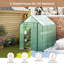Garden Greenhouse Walk In Plastic Tomato Greenhouse Vegetable Fruit Flower Plant Shed with Reinforced PE Cover 195cm-131377978-131377977
