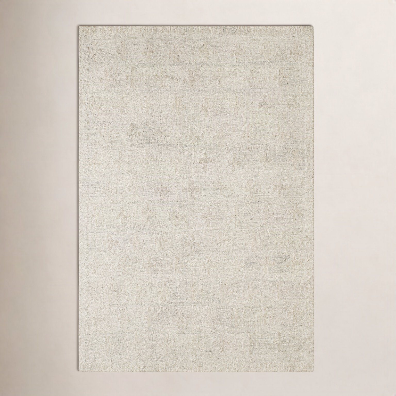 Niara Hand-Tufted Ivory Rug, Rectangle 5' x 7'6"