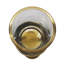 Grand porte-bougie pilier sculptural moderne pour décoration de table - Porte-bougie élégant pour une décoration intérieure - Ensemble de 2, 30 po, 21 po, doré