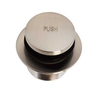 Ensemble de drain de baignoire 14 po en polypropylène noir avec trop-plein à 2 trous