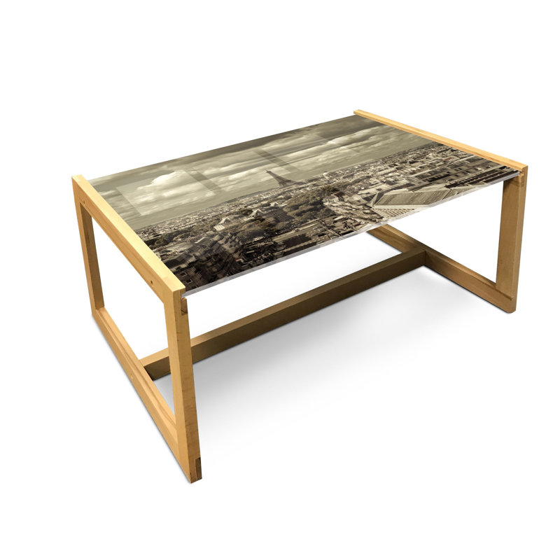 Jaheem Trestle Coffee Table, 40cm H x 91cm W x 62cm D