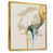 Toile avec cadre flottant or
