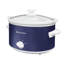La mijoteuse West Bend, 4 pintes Capacité, en bleu marine et blanc-135583364