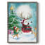 «Christmas Holiday Art DCCLIV», reproduction d'art encadrée - bois massif XMA171276-1805695992