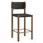 Ensemble de 2 tabourets de comptoir d'extérieur en rotin et aluminium Parkland-105239527-105239528