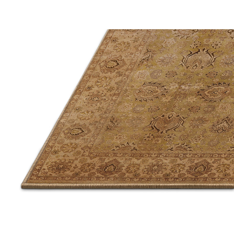 Tapis brun à motif oriental, Rectangle 8 pi x 10 pi