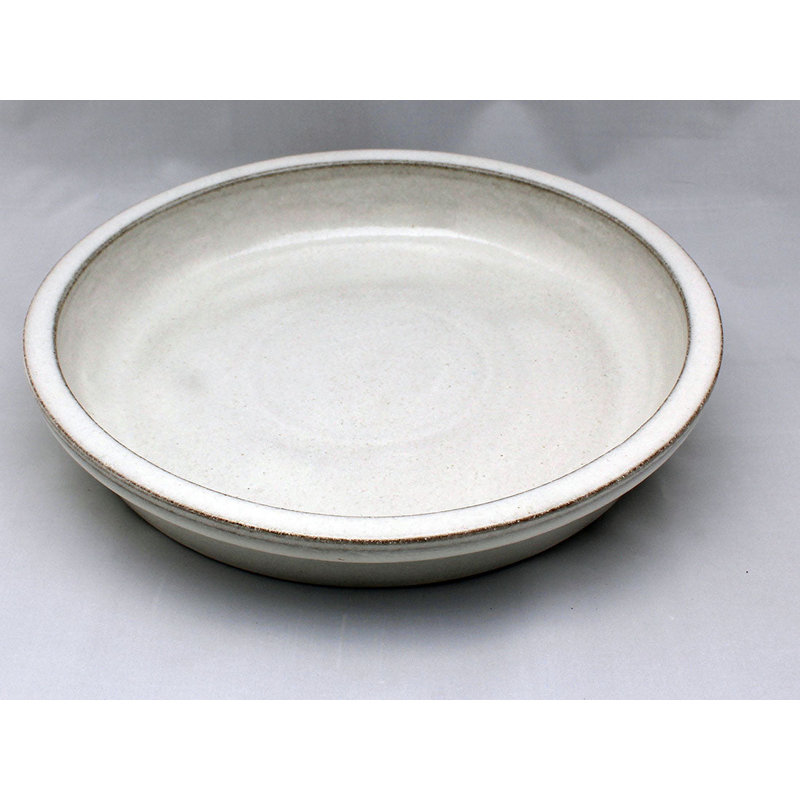 Soucoupe ronde 19,0 po , White White