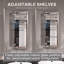 Keen Armoire à pharmacie rectangulaire en aluminium encastré ou à fixation en surface avec miroir argenté l 15 po x H 36 po Keen-2046404421-2046404442