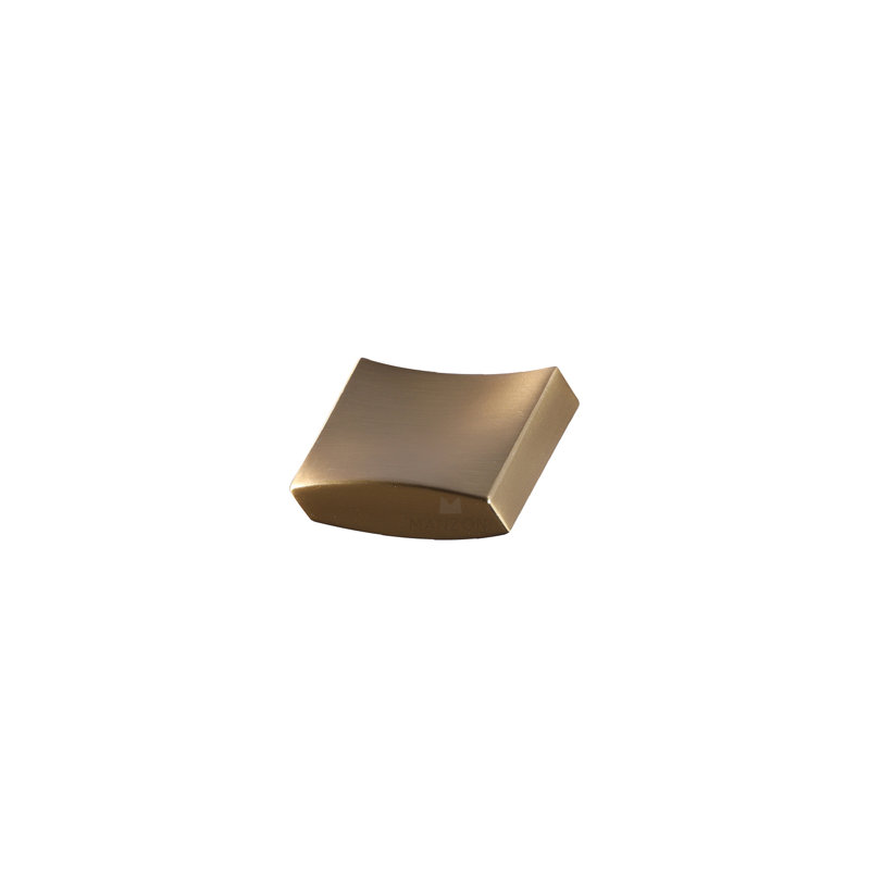 6 5/16" Center to Center Bar Pull, Satin Brass, 6 5/16"