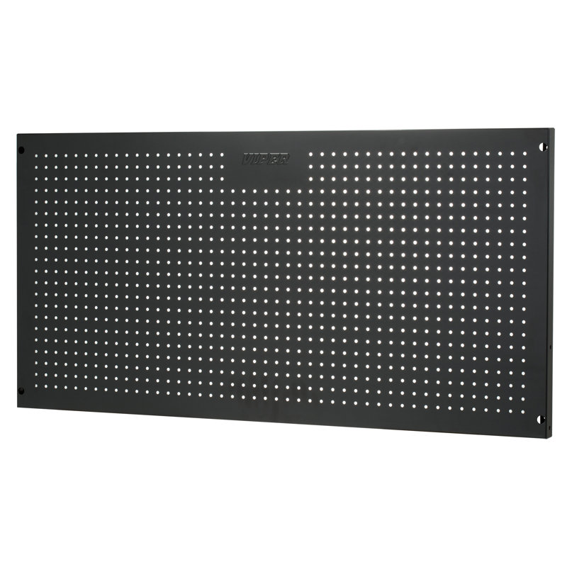Black Steel Pegboard, 24" x 48"
