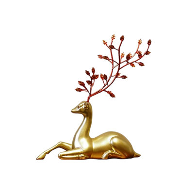 Deer Figurine Christmas Decorative Ornament Festive Holiday For Home Decoration Christmas Home Decor