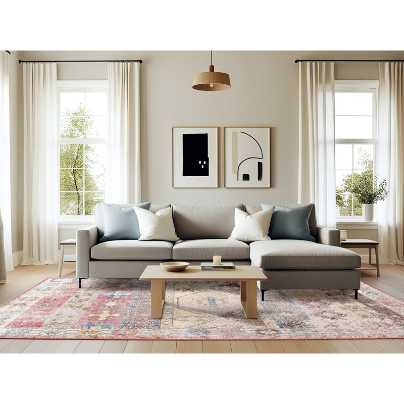 Southwestern Indoor Rug, Rectangle 6' x 9'