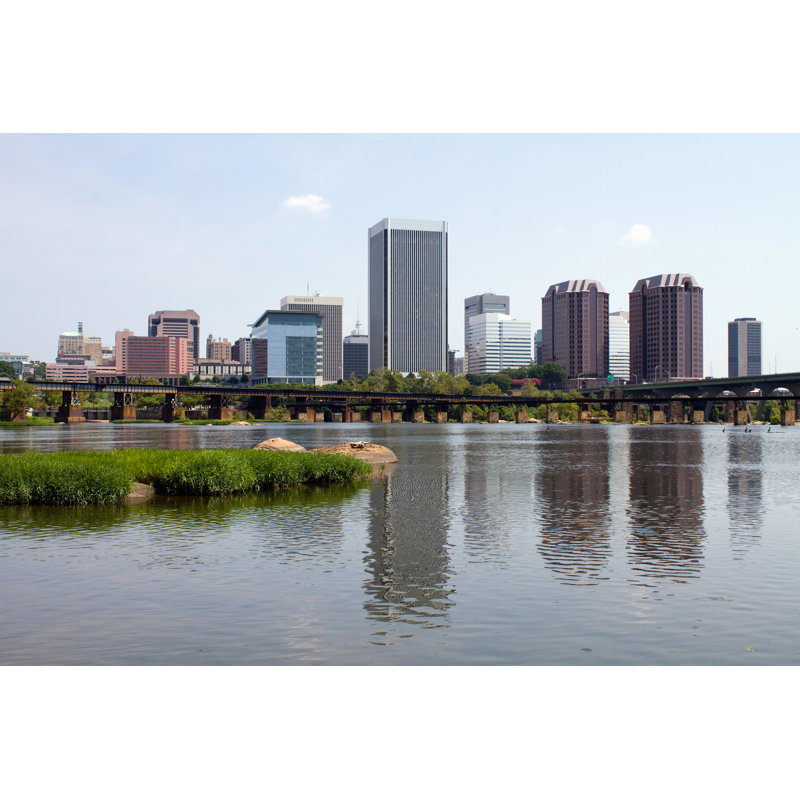 Reith Richmond Virginia Skyline - Wrapped Canvas Print, 20cm H x 30cm W x 3.8cm D