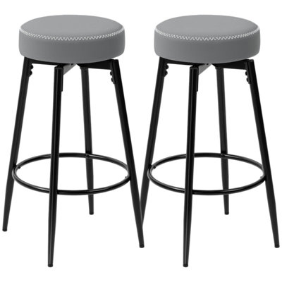 Counter Stool with Metal Frame