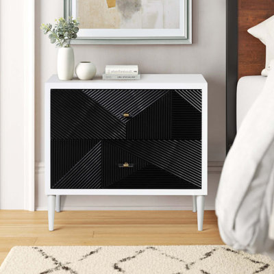 Nightstand with 2 Drawers
