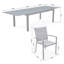 Arvinder 8 - Person Patio Dining Set with Extendable Rectangular Table , Cushions Included-1587736187