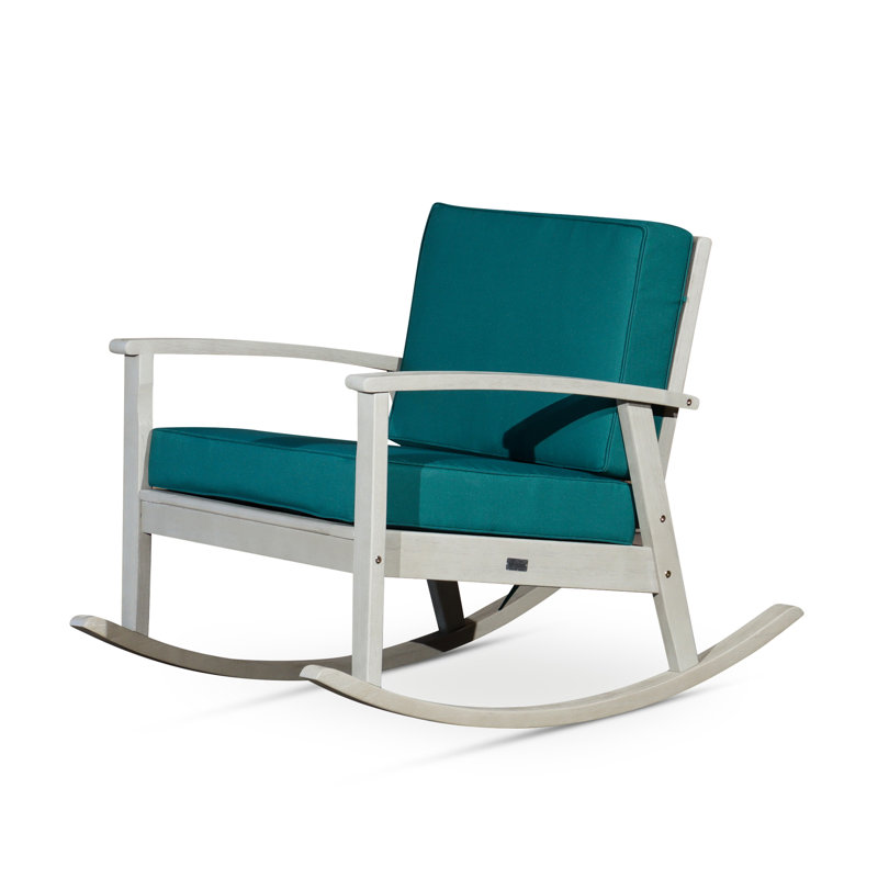 Chaise berçante Eucalyptus gris Driftwood, Gris