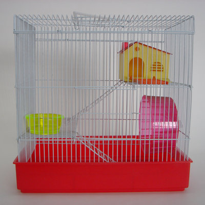 Habitat modulaire pour petits animaux à 3 niveaux