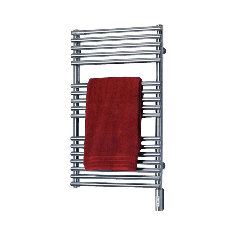 Neptune Towel Warmer, 33" H x 20" W x 4.2" D, Hydronic, Gray Blue