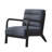 Zoned Design Upholstered Accent Chair Solid Wood Armchair-841679467