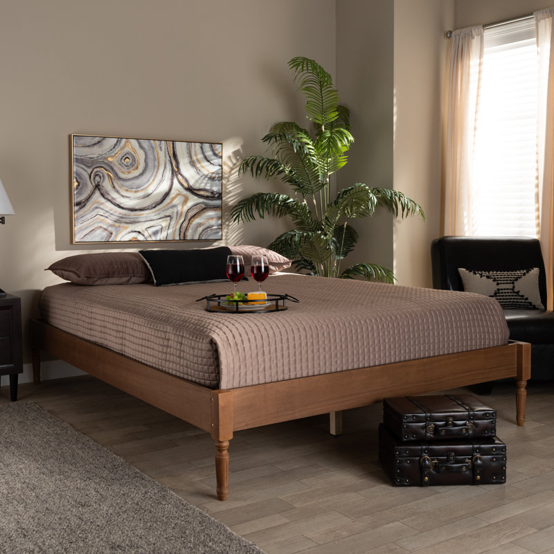 Evie Bed, King, Ash Walnut