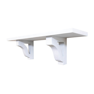1" Shelves/W Corbels