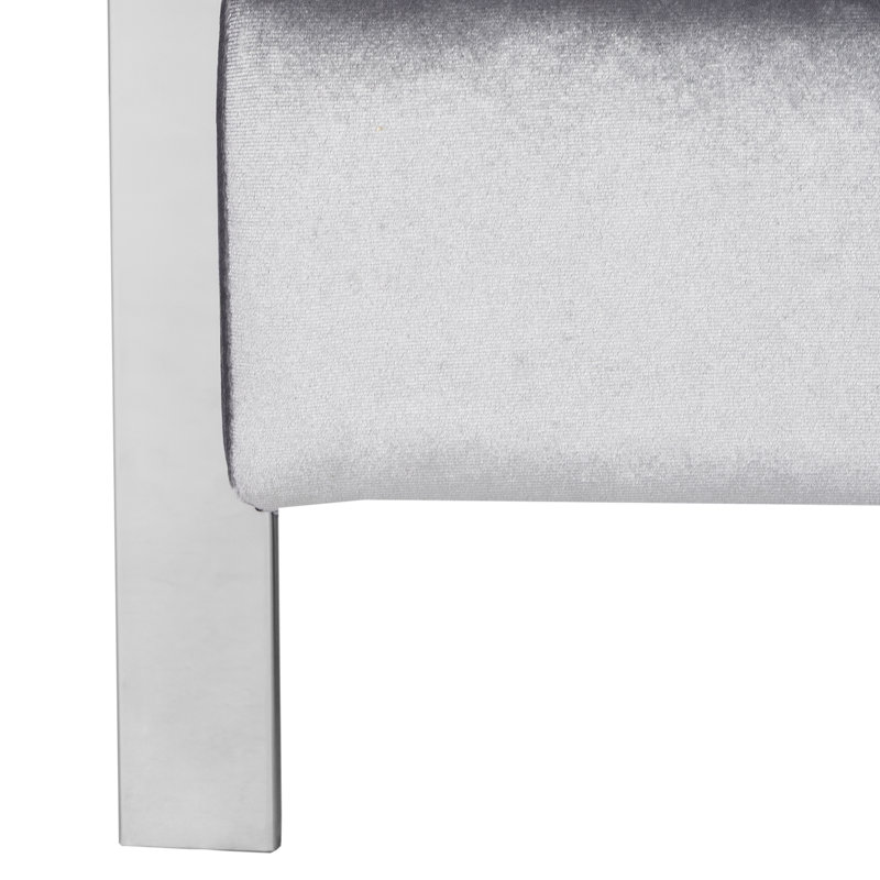 Nyman 30Cm Wide Tufted Linen Armchair, Light Gray 