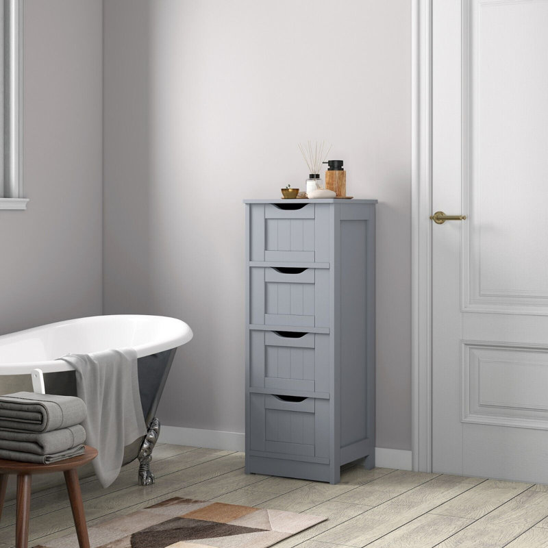 Abisai Linen Cabinet, Grey