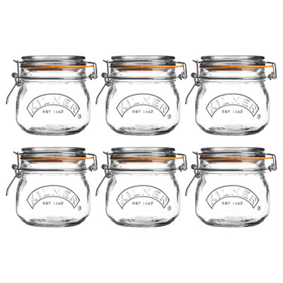Kilner Clip Top Round Jar 0.5L