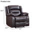Fauteuil inclinable électrique Brenaya de 37 po de large avec port USB-638466810