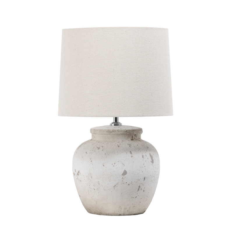 Lampe de table grise 19,5 po Muskota