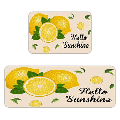 Tapis d'entrée 2 pièces Sunshine