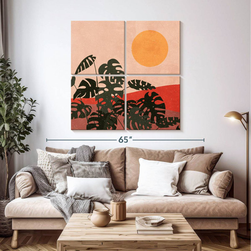 Harnek Monstera At Sunset