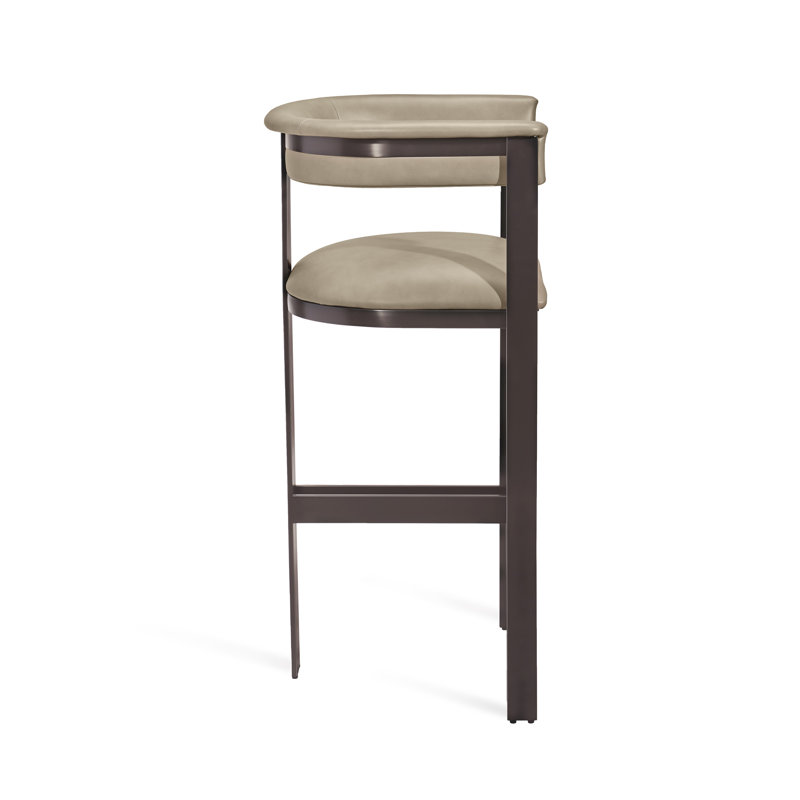 Darcy Bar & Counter Stool, Graphite, Counter Stool (27" Seat Height), Taupe