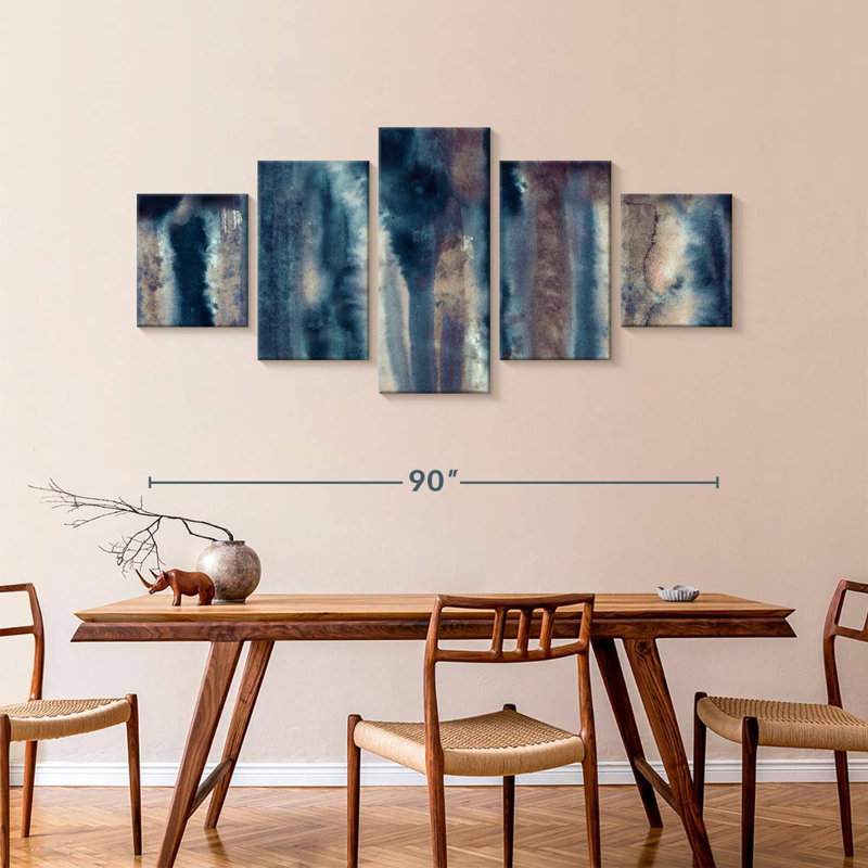 Abstract Batik, 42" H x 92" W