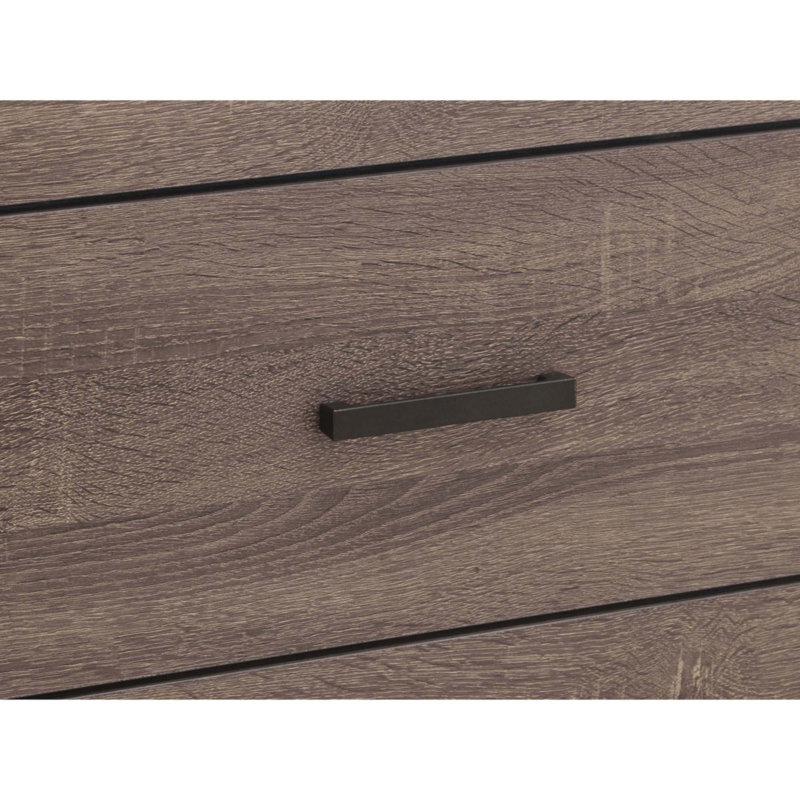 Geary Barrel Oak Rectangular 4-Drawer Chest, Oak