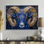 Blanc bleu astrologie cosmique rêveur bélier - astronomie bélier, art mural-1856045029-1856045030