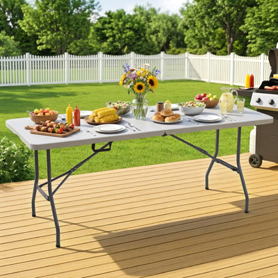 71.5" Foldable Outdoor Dining Table