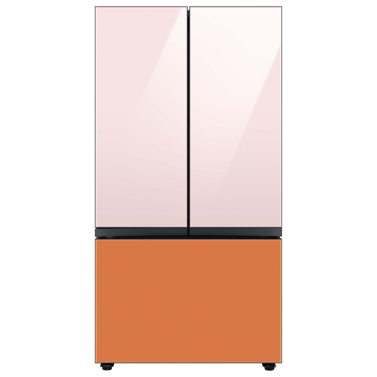 24 cu. ft. Smart Bespoke 3-Door French-Door Refrigerator with Customizable Panel Colors and AutoFill Water Pitcher in Custom Panel-Ready